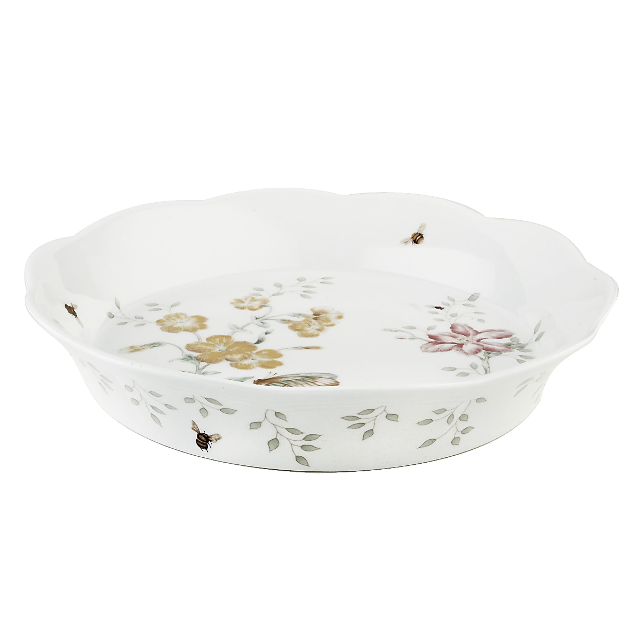 Lenox Butterfly Meadow Pie Dish, 1.60 LB, Multi