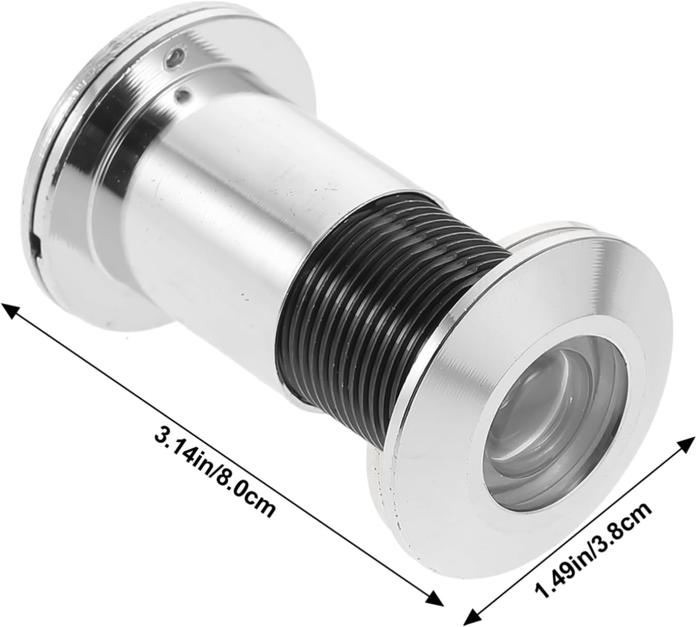Door Peephole Viewer with Cover Easy Installation for Home Office Hotel Privacy Fit for Enhances Security Comfort Style