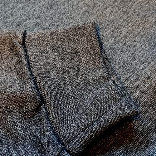 Sweat à capuche homme imprimé gris anthracite taille L confortable - 3