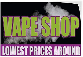 Decal Stickers Multiple Sizes Vape Shop Lowest Prices Around Business Industrial Vinyl Safety Sign Label General Business Design Only 12x8Inches