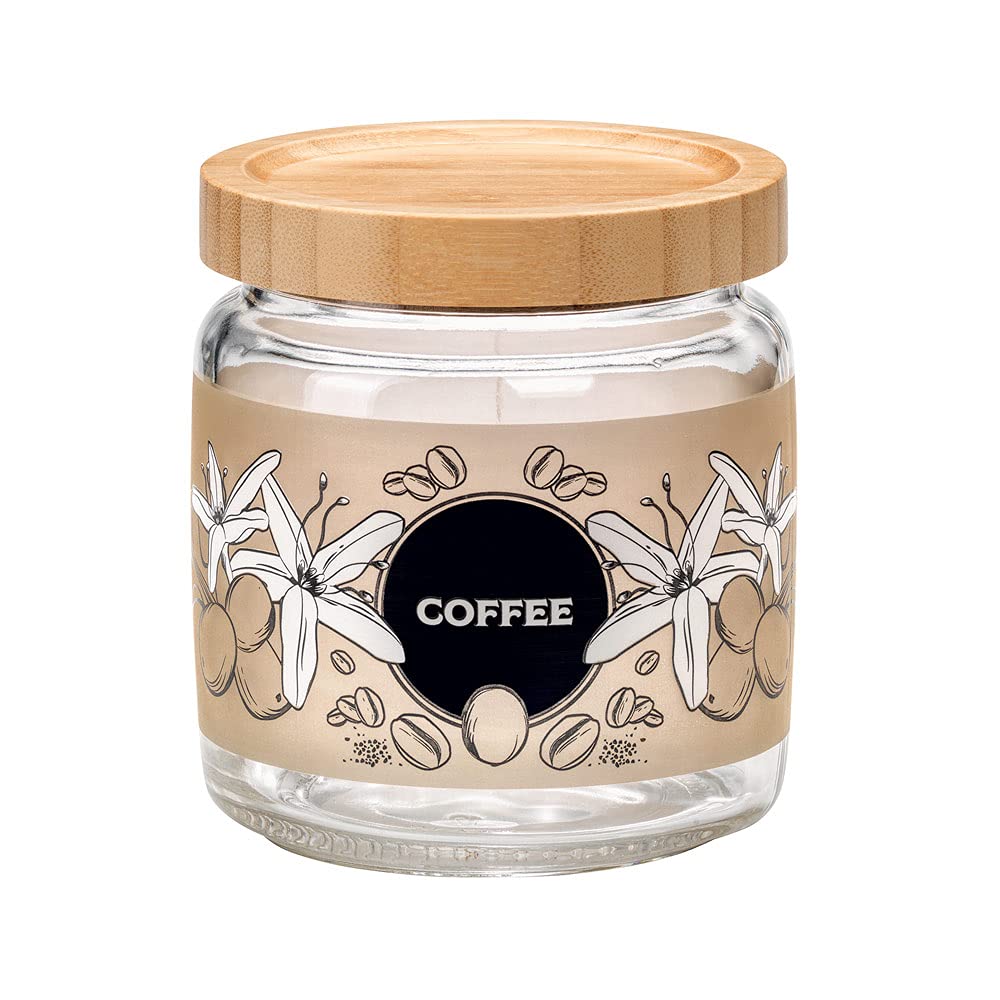 Bormioli Rocco Barattolo Giara 0.75 Litri Bamboo Coffee - 4