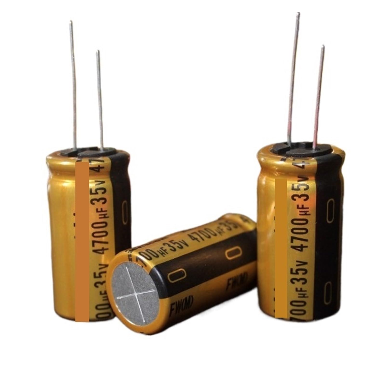 LEOTNNDQ 1pcs F W Series 35V 4700UF Audio Filter Electrolytic Capacitors