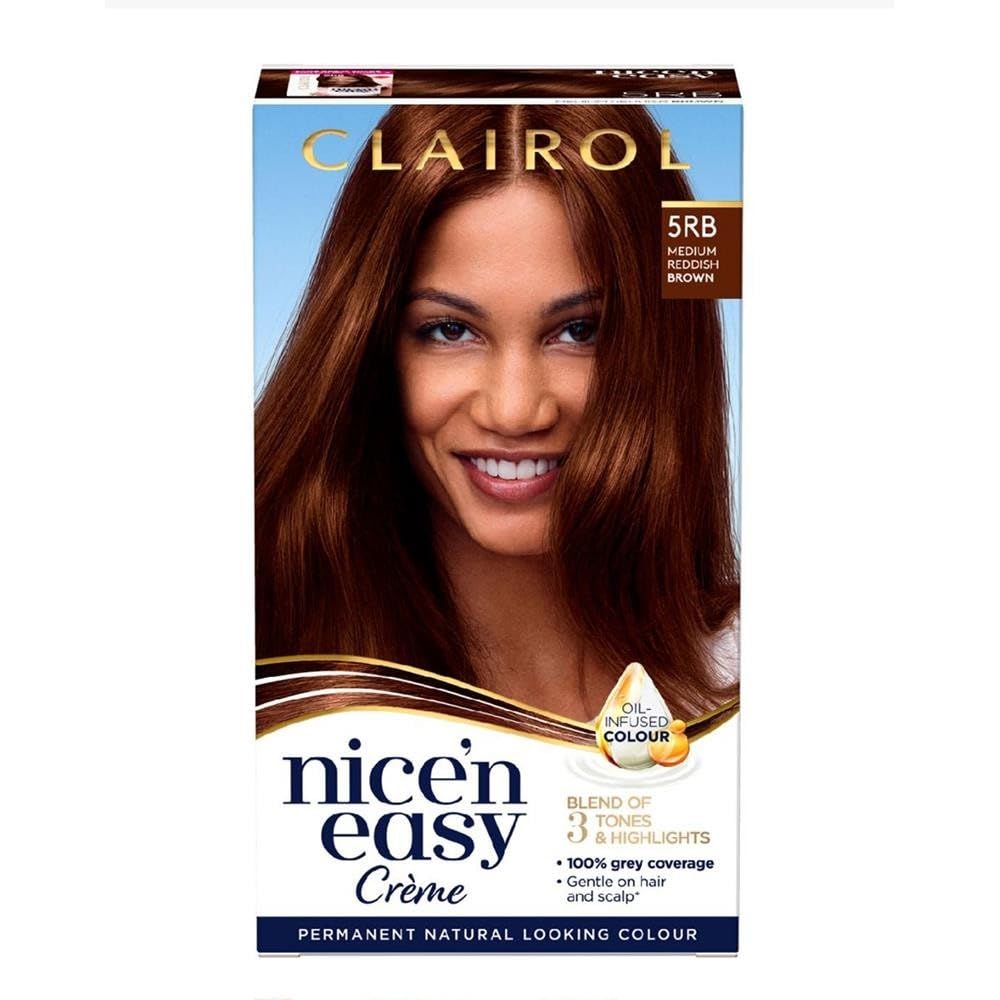 Nice 'n Easy Coloration permanente naturelle brun rougeâtre moyen 118C/​5RB