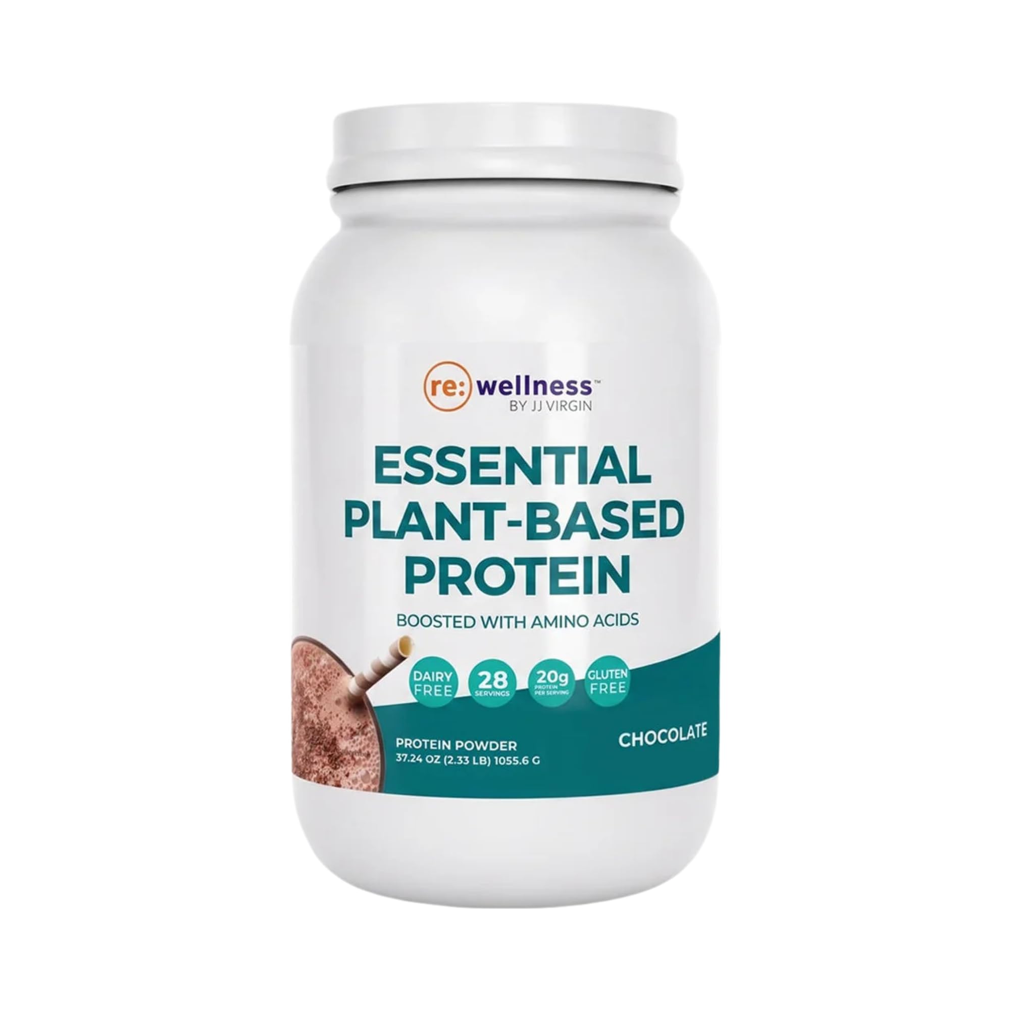 Reignite Wellness Proteína vegetal de ervilha, abóbora, linhaça e quinoa, 20 g, 1,39 kg