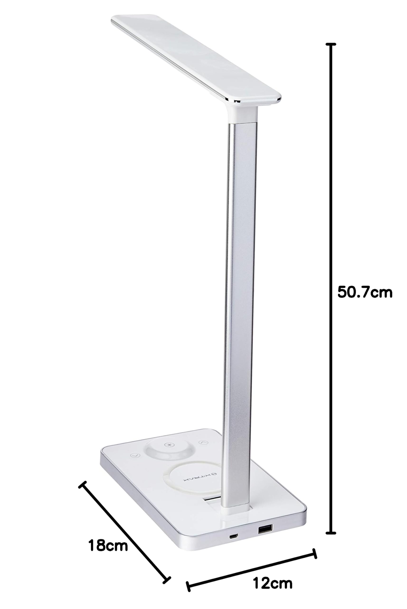 Luminária LED com Carregador por Indução, Xtrax, 800905, Branco