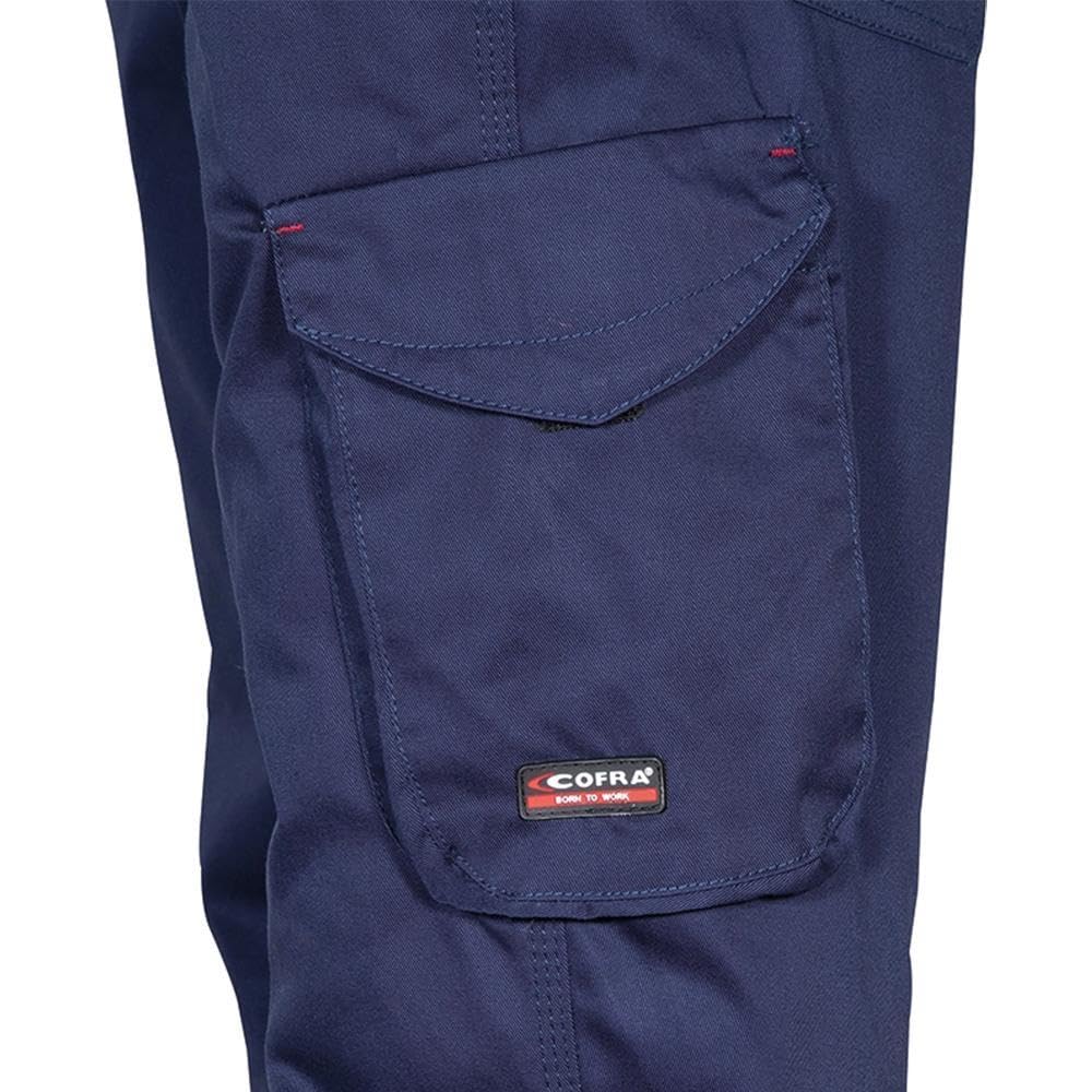 Cofra V014-0-02A.Z46 WALKLANDER spodnie, 60% bawełna, 40% poliester, 300G granatowy/czarny, rozmiar 46