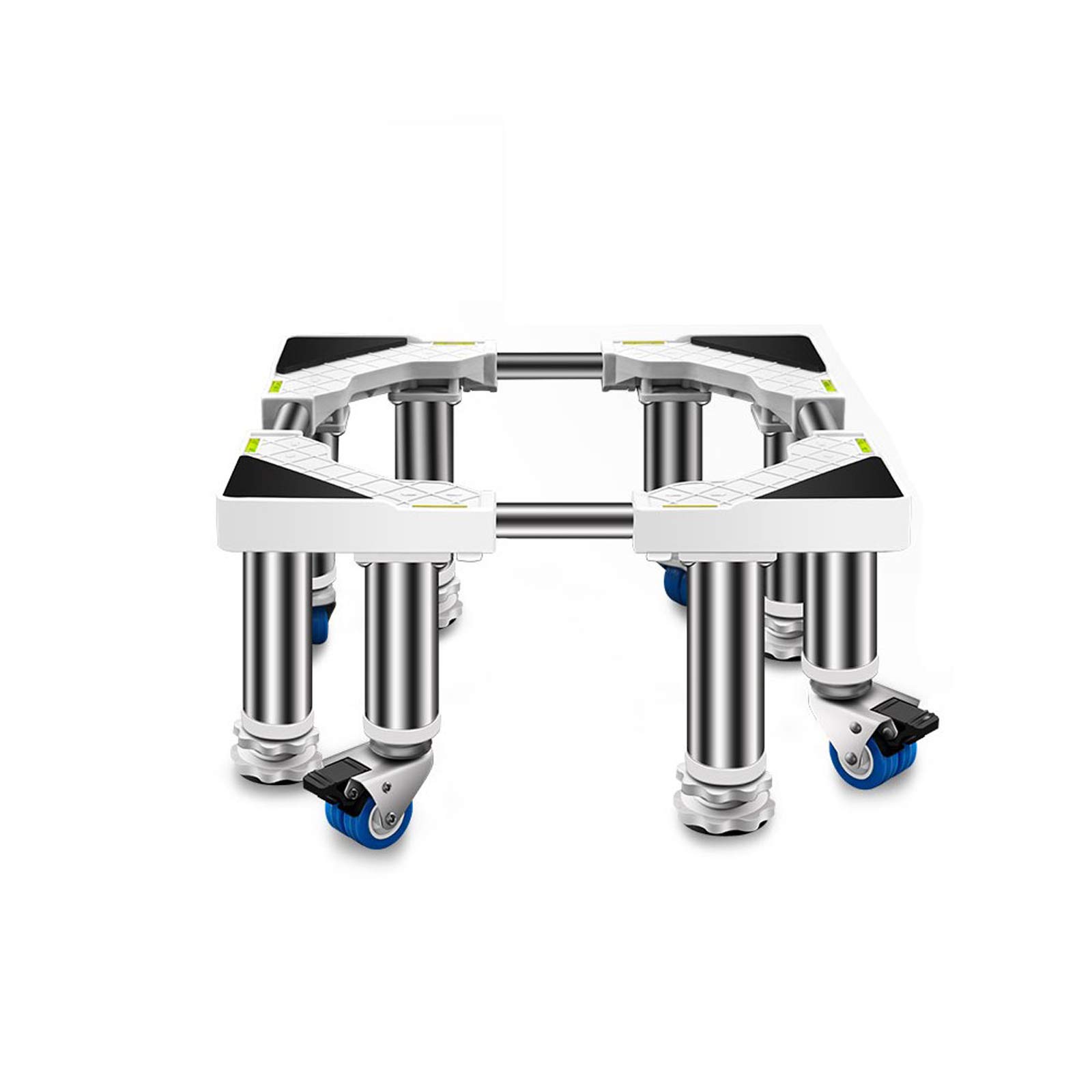 Base de lavadora resistente con ruedas, soporte móvil multifuncional para refrigerador, soporte universal para lavadoras, secadoras, congeladores, ajustable de 45 a 60 cm