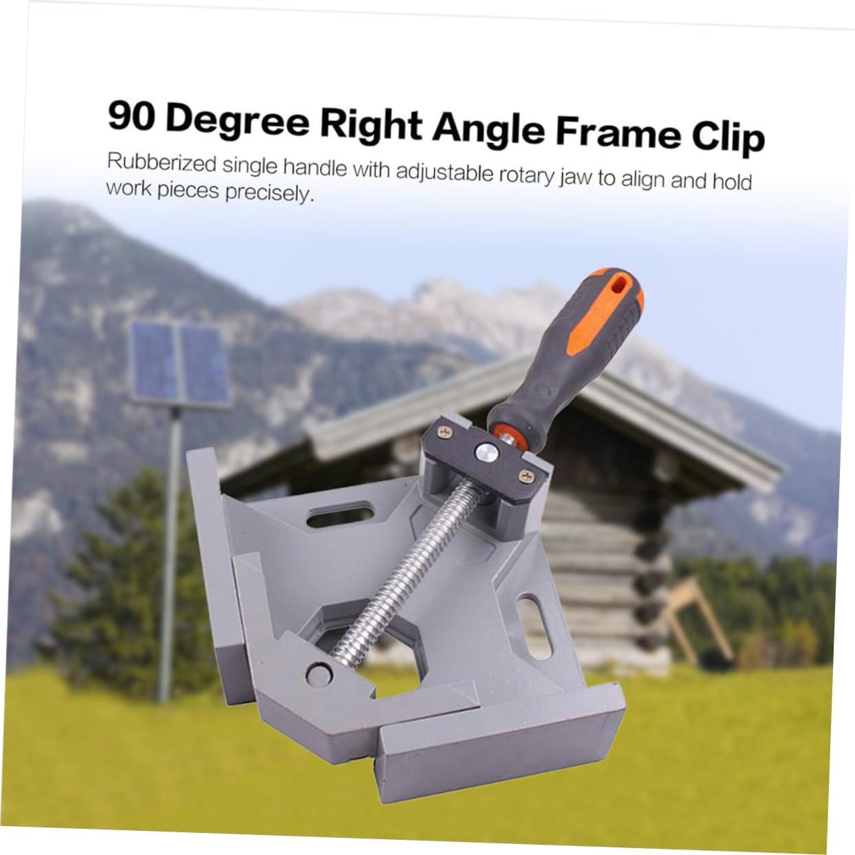 Multi-function Right Angle Clamp Woodworking Fixation Tool for Precise Joining for Welding Framing and Cabinet Making