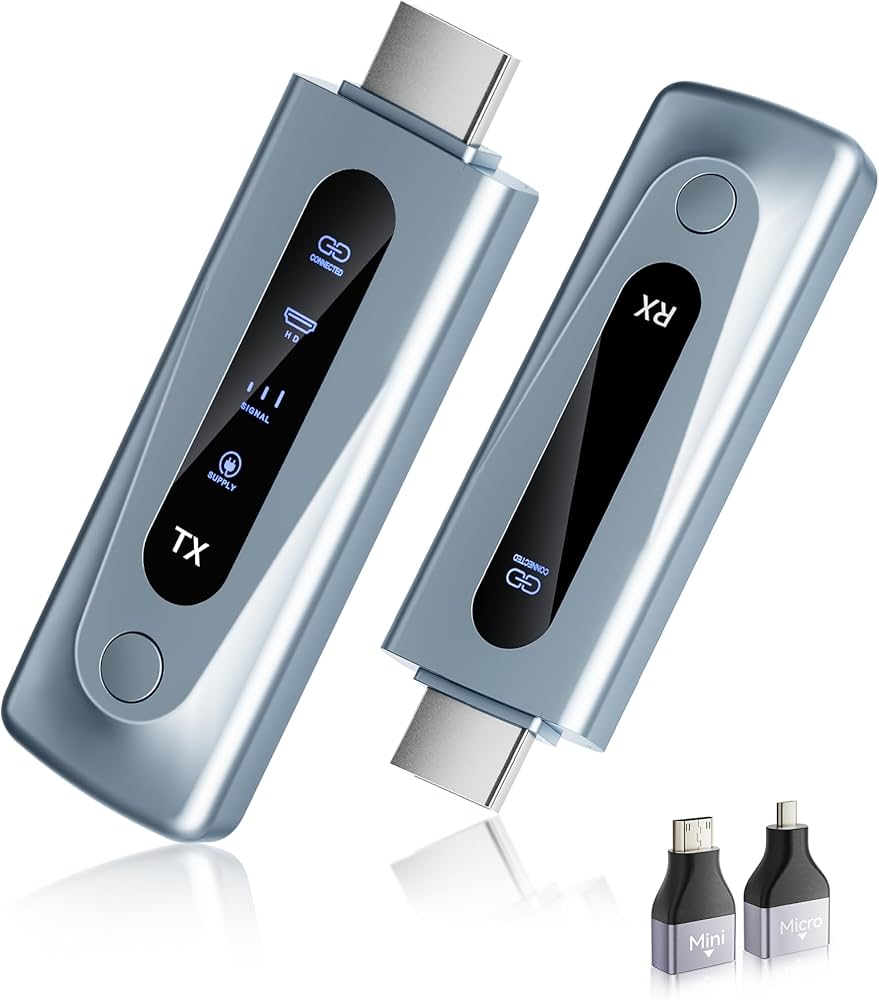 Amazon | ワイヤレス hdmi 送受信機セット hdmi 無線化 ワイヤレス