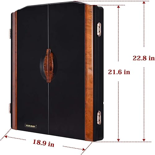 Miniatura 5 de Tablero de dardos electrónico LED eléctrico digital para adultos con gabinete con 12 dianas de punta suave