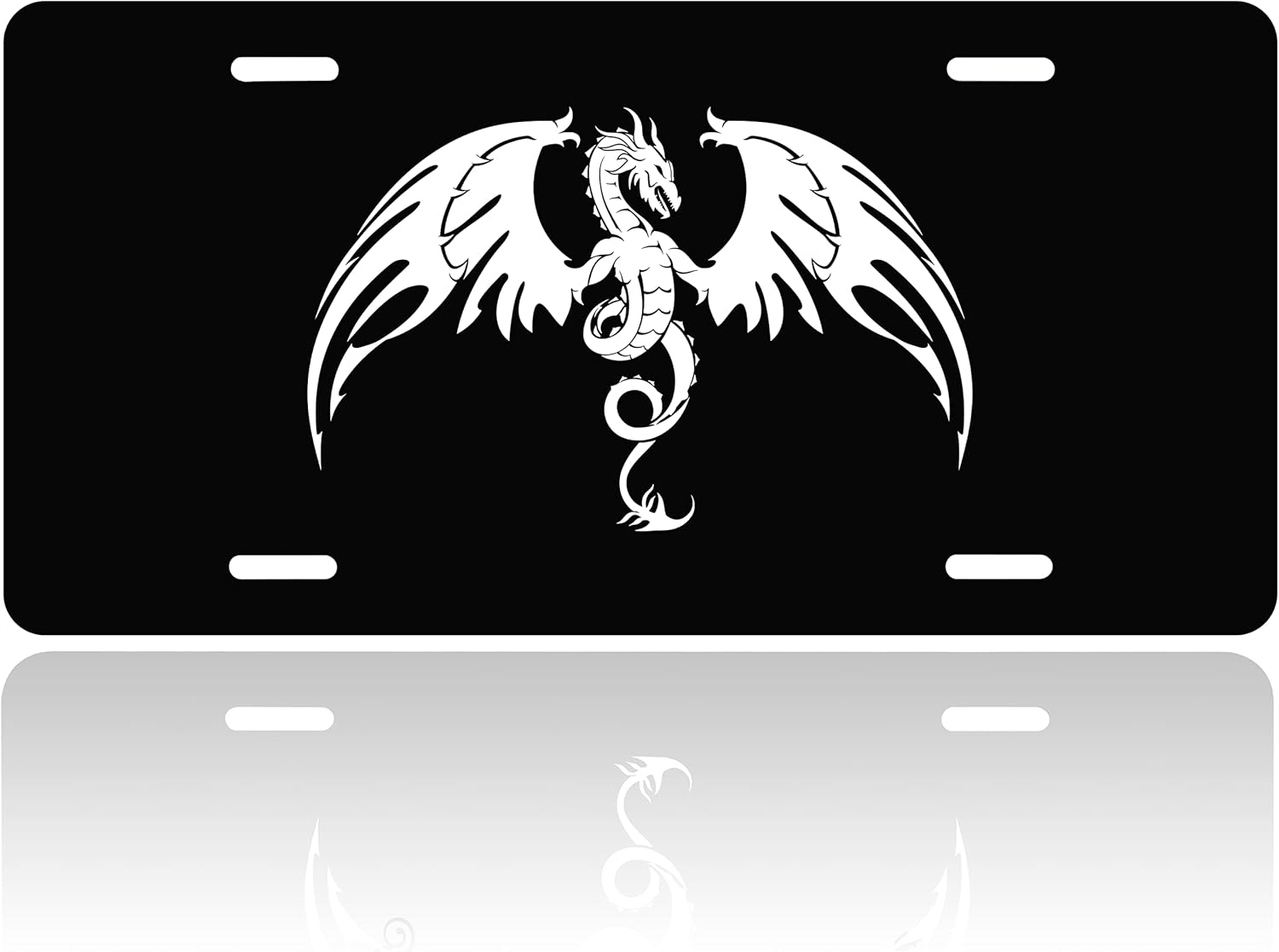 Amazon.com: Dragon License Plate Cover Dragon Myth License Plate Funny