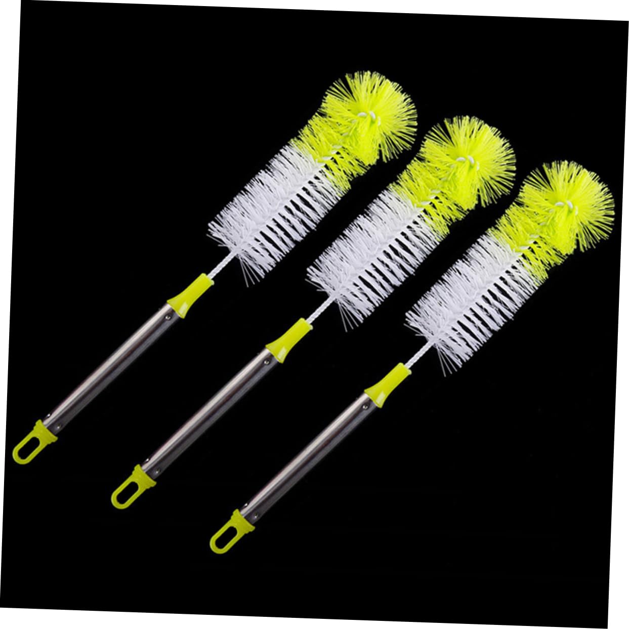 2 Set Spazzola Per Bottiglie Detergente Per Bottiglie Lavabottiglie Tazza Bottiglia 3 Pezzi*2
