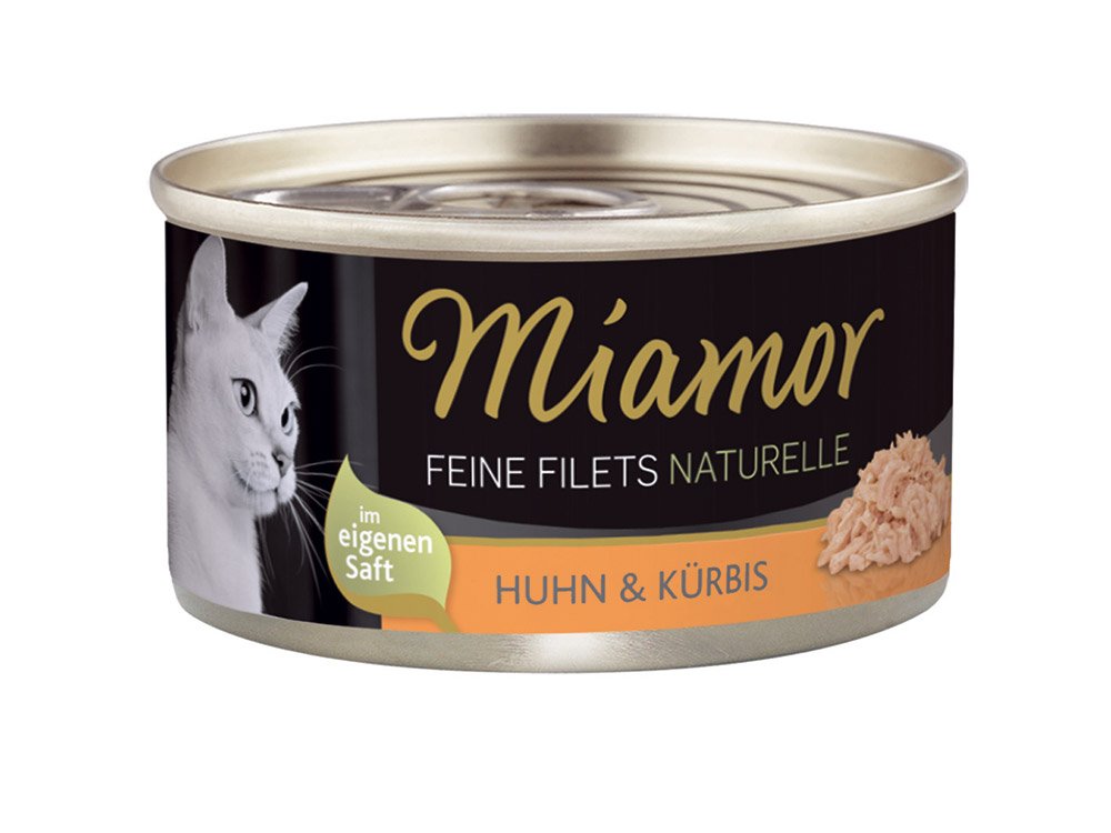 Miamor Feine Filets Naturell Huhn & Kürbis 24X80g