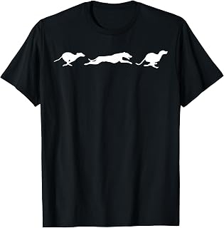 cute Whippet running T-Shirt