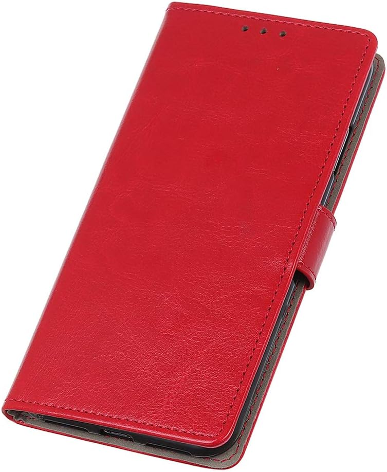 GOGME Phone Case for Nokia 2.4 Case, Wallet Case [Kickstand/Card Slot] Shockproof Premium Leather Filp Smartphone Cover Case with Magnetic/Holder Function, Red