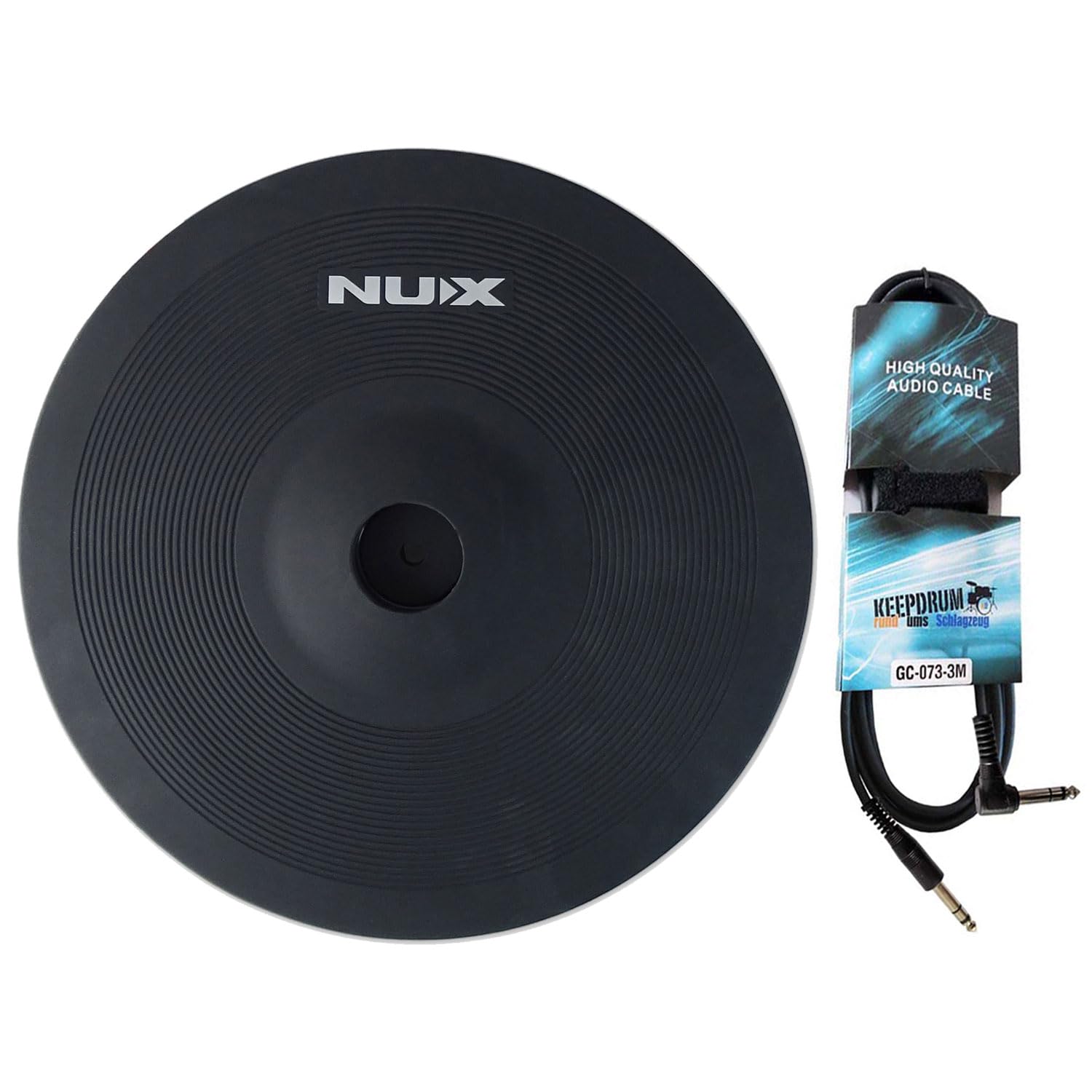 Nux DM8-Cymbal podkładka do talerza na bęben elektryczny 12 cali z kablem keepdrum