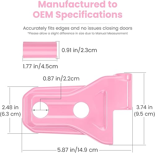 Vista 48 de Cubierta de bisagra de puerta, accesorios exteriores, decoración para Jeep Wrangler JL JLU Sport Sahara Freedom Rubicon Unlimited y Gladiator JT 2