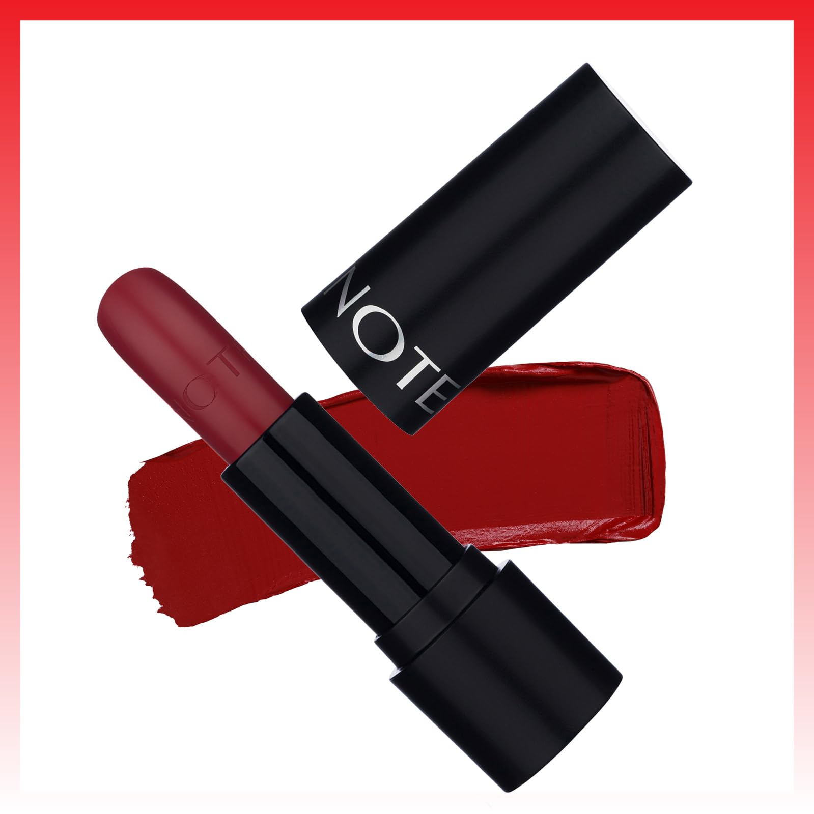 Note Cosmetics Deep Impact Lipstick 11 Vibrant Pink Kremsi Dokulu Yarı Parlak Ruj, Kırmızı