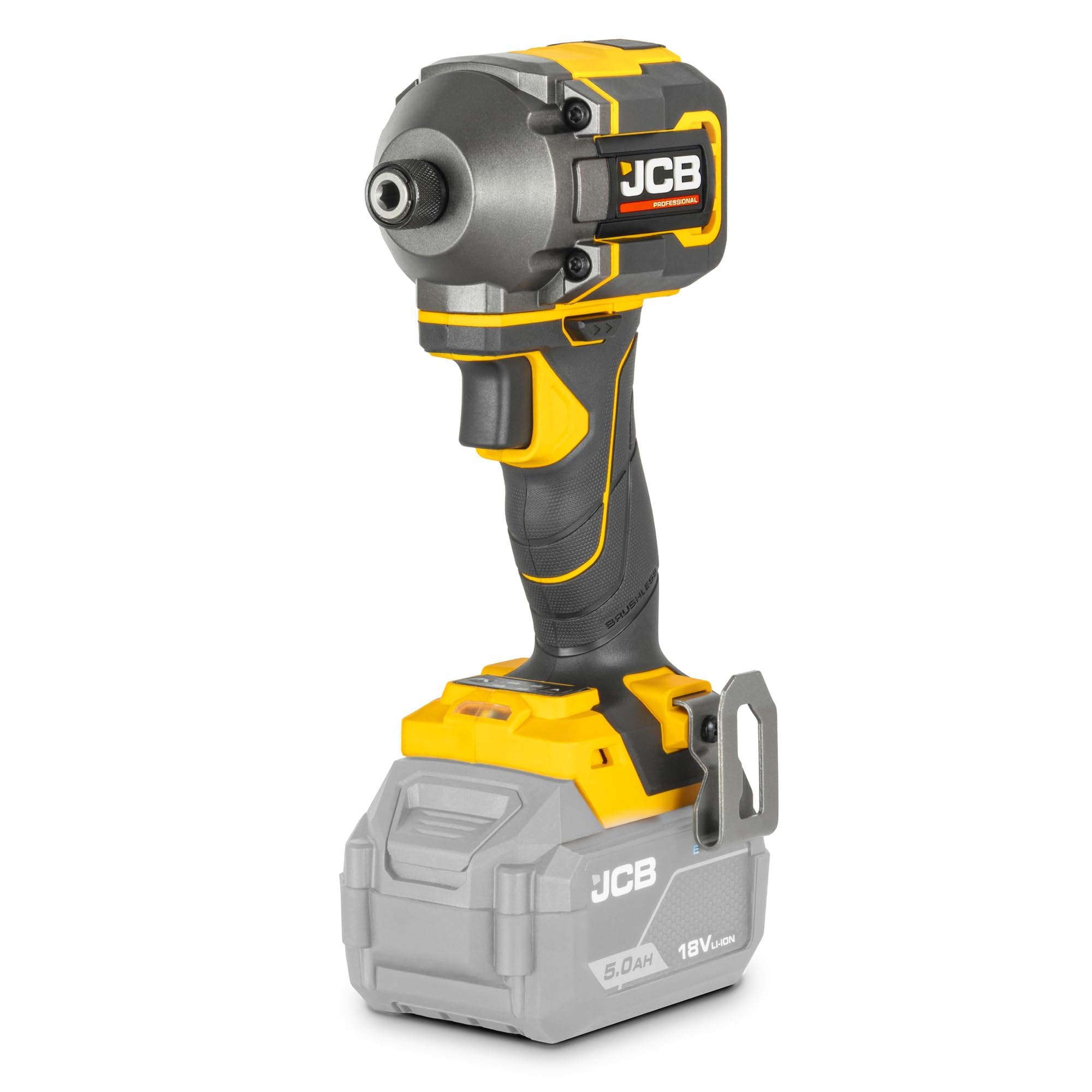 JCB Pro 18V Compact Impact Driver 230Nm Drill Cordless Wrench Ratchet Brushless