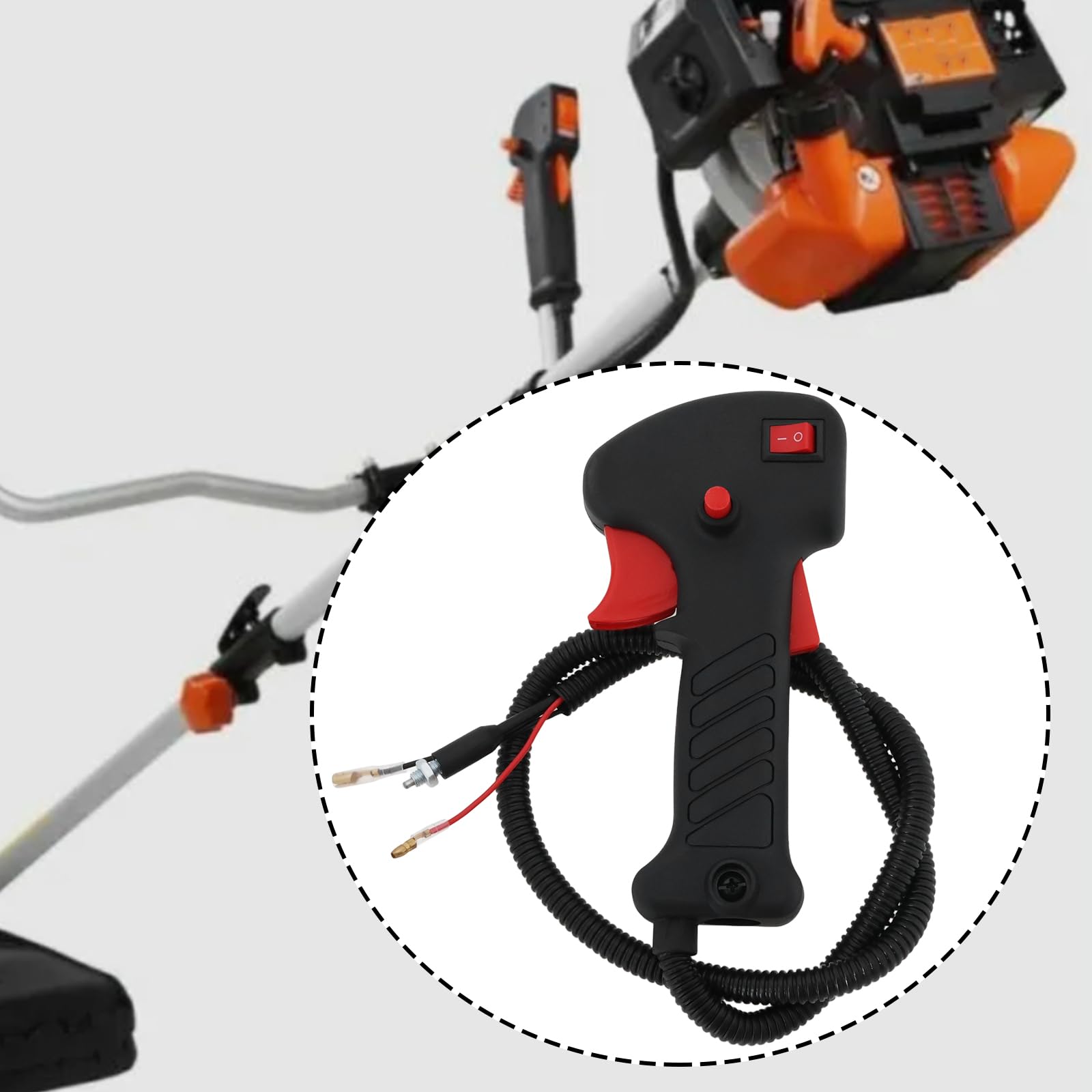 Create idea Gasgriff Kompatibel mit Fuxtec FX-MS152 FX-PS152 Rasenmähern
