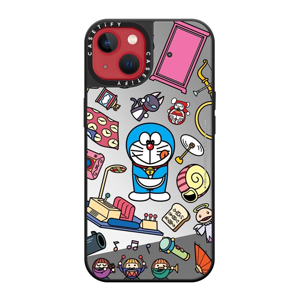 Amazon.com: CASETiFY Mirror iPhone 13 Case [Doraemon Co-Lab / 4.9
