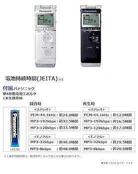 Amazon.com: PANASONIC IC Recorder RR-XS370ｰK Japan Import
