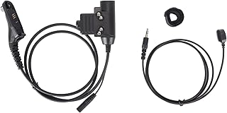 Adaptador de Fone de Ouvido de Alta Resistência Push to Talk Adaptador Flexível Substituição do Cabo do Fone de Ouvido para XIR P8268 P8668