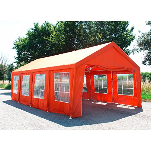 Preisvergleich Produktbild DEMA Partyzelt 4x8m terracotta