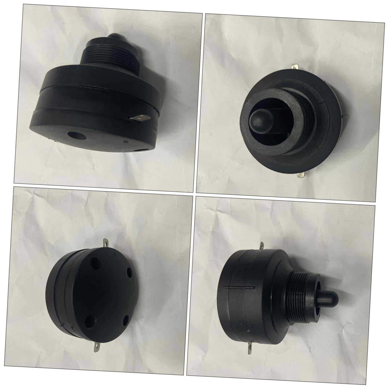 Cabilock Piezoelectric Head Adapter for Car Stereo 4pcs Car Tweeter Horn Replacement