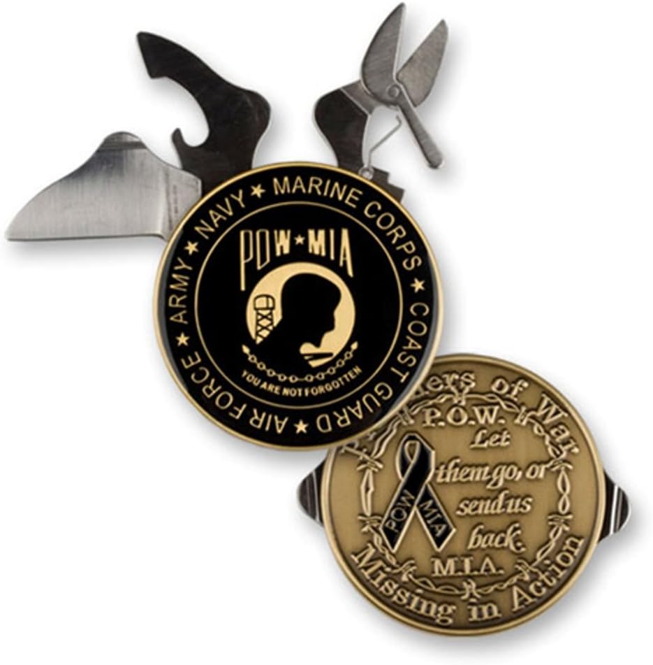 POW - MIA Coin Knife