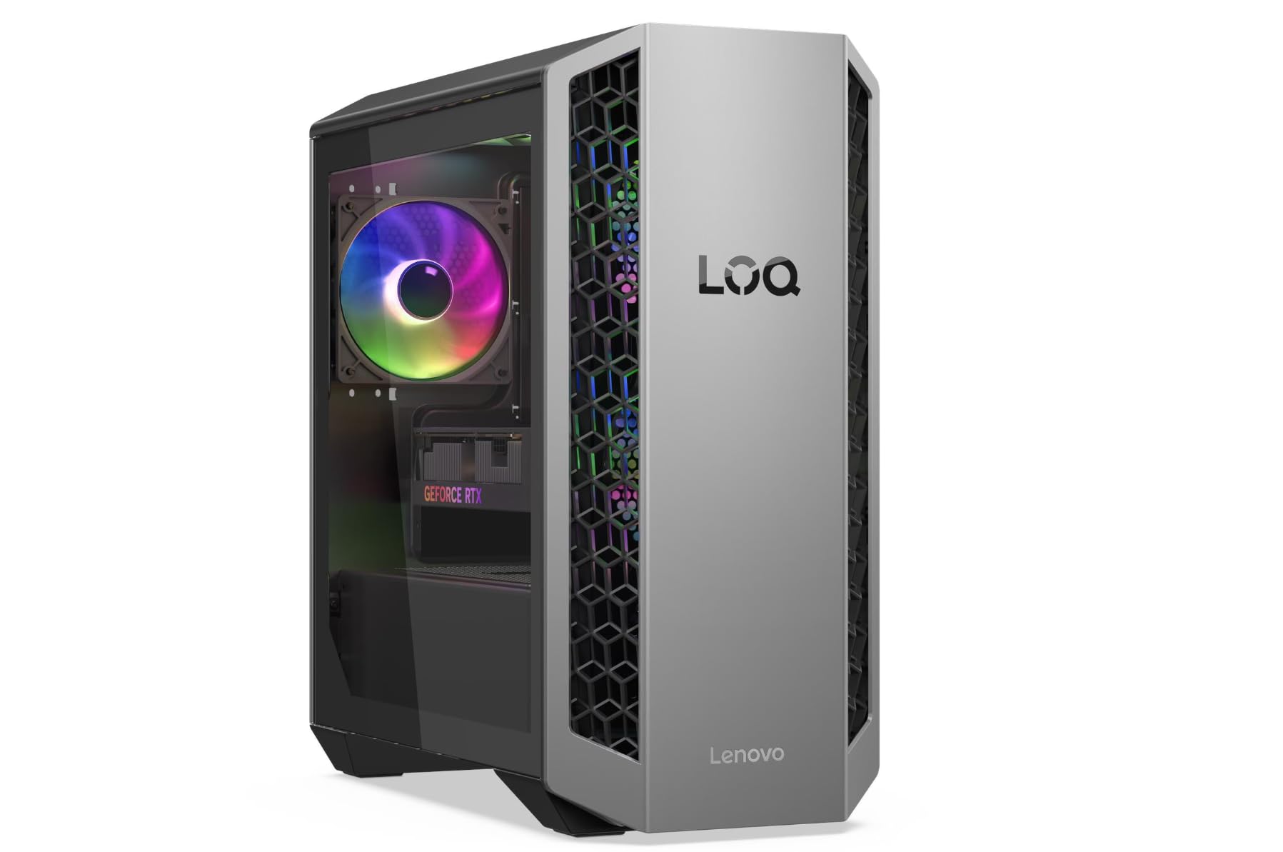 Lenovo LOQ Desktop Gaming Computer 26L | NVIDIA GeForce RTX 5060 Ti 8GB GDDR7, AMD Ryzen 7 8745HX, 16GB RAM DDR5, 1TB M.2 2280 PCIe 4.0x4 NVMe, Windows 11 Home