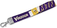 Vista 10 de Rico Industries NFL Football Correa Estándar de Muñeca Llavero, Linda Correa de Muñeca para Llaves de Coche, Distintivo de ID, Tarjeta, Billetera