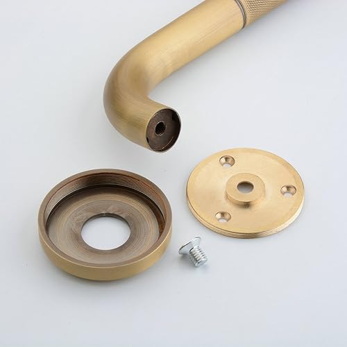 Miniatura 7 de Barra de agarre para ducha, barras de agarre de 17.7 pulgadas para bañeras, duchas, baño, agarres de ducha de latón antideslizantes para personas