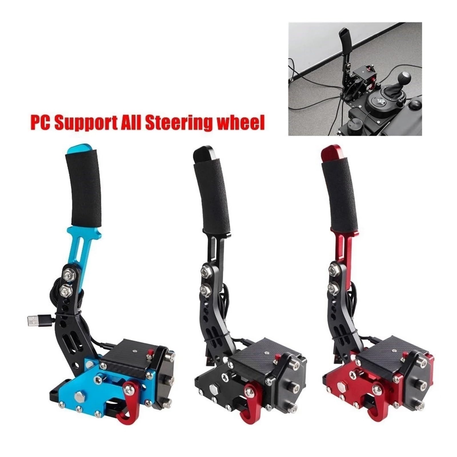 Attuatore Freno Stazionamento Supporto USB Per Freno A Mano PS4/PS5 Per Logitech G29 Per T300, Per XBOX1 XSS XSX Per G920, Per Giochi Corse SIM Per PC(920 B)