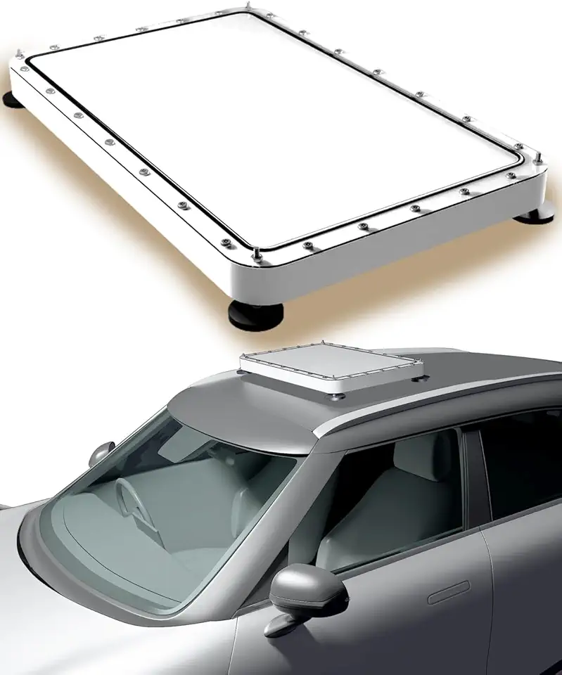 Suporte plano baixo perfil Starlink com pés magnéticos, kit de montagem de teto de carro Starlink sem broca para Starlink Gen 2