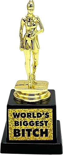 Island Dogs Trofeo de novedad de perra más grande del mundo el premio para una persona especial en tu vida