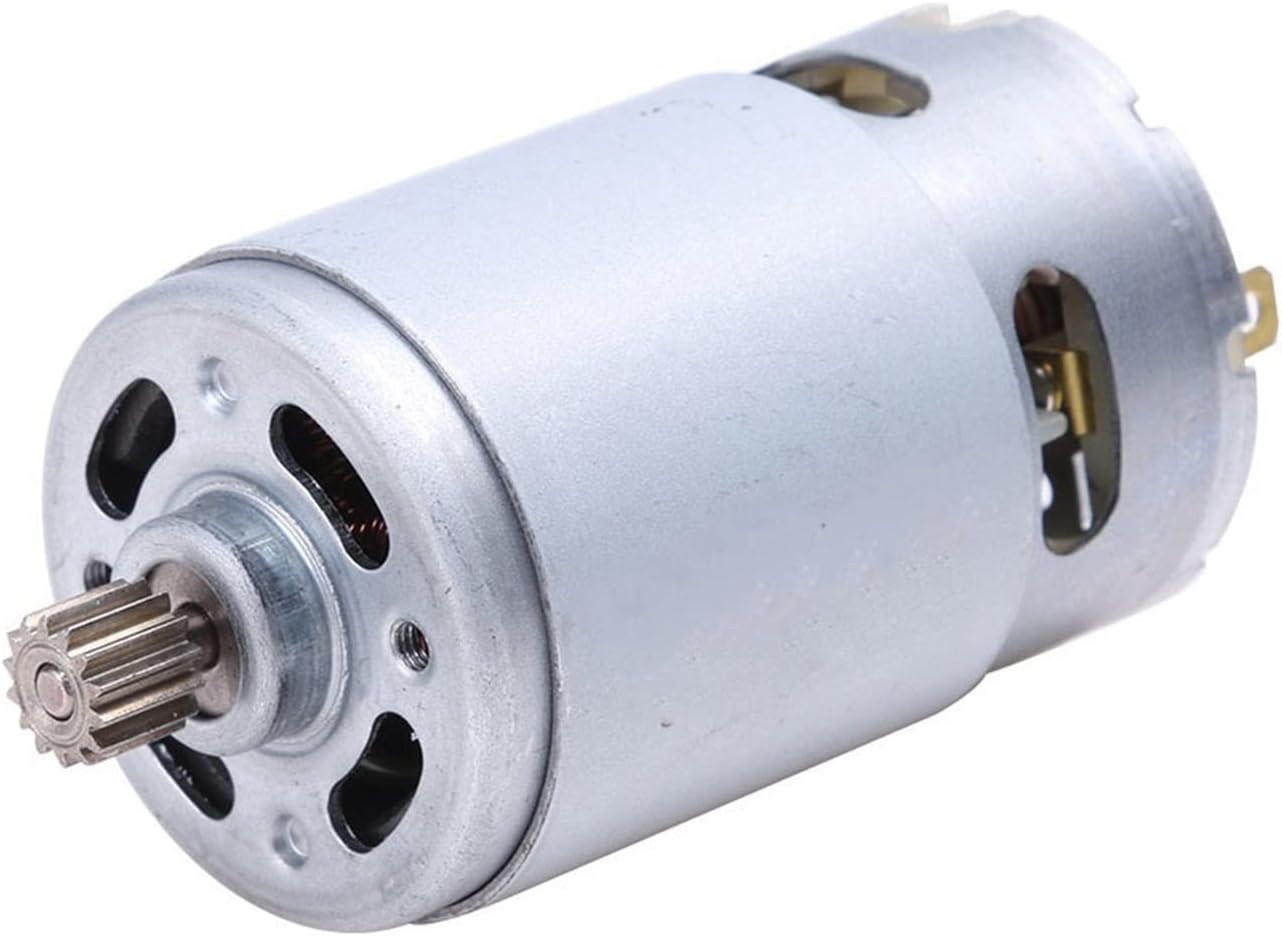 ELLANA Electric Replace 1PCS 4/6 Inch Cordless Saw Motor Mini Chain Saw Motor 21V 14 Teeth Gear 550 DC Brushed Motor RS550 Motor Power Tool Accessories Gearbox Ride