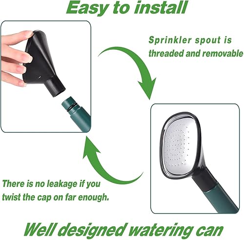 Miniatura 3 de Regadera de 1 galón para plantas de interior, regaderas de jardín para plantas al aire libre, flor de casa, regadera de galón, boquilla grande