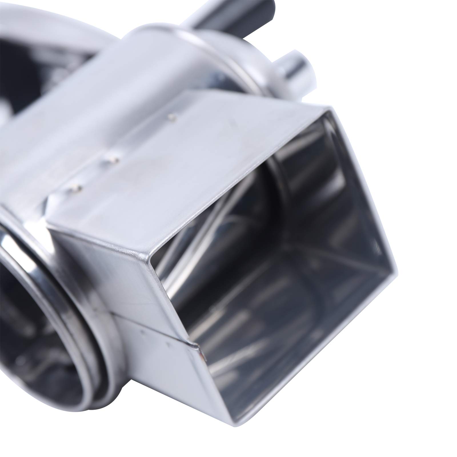 Grattugia a tamburo in acciaio inox per verdure manuale, grattugia per patate con 5 tamburi professionali