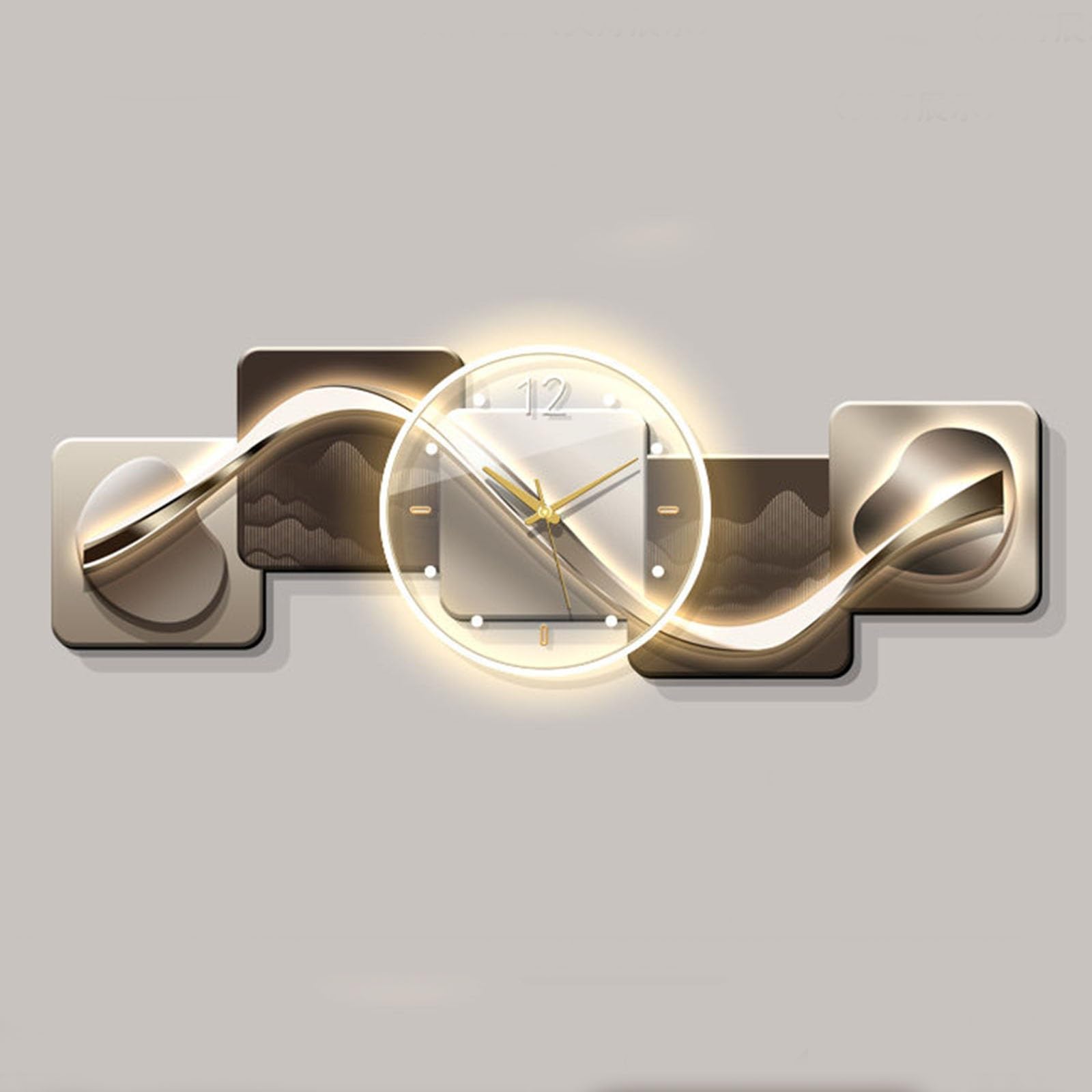 Arte della Parete 3D Luce Decorativa a LED, Lampada da Parete for Decorazioni artistiche, decori pareti sculture Illuminazione Moderna, Alimentatore Plug-in(C,35x100cm/13.7x39.3in)