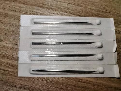 Miniatura 5 de JIESIBAO Agujas de perforación corporal, catéter, agujas de perforación cannuales, 12G, 14G, 16G, 18G, 20G, acero inoxidable, estéril, desechable,