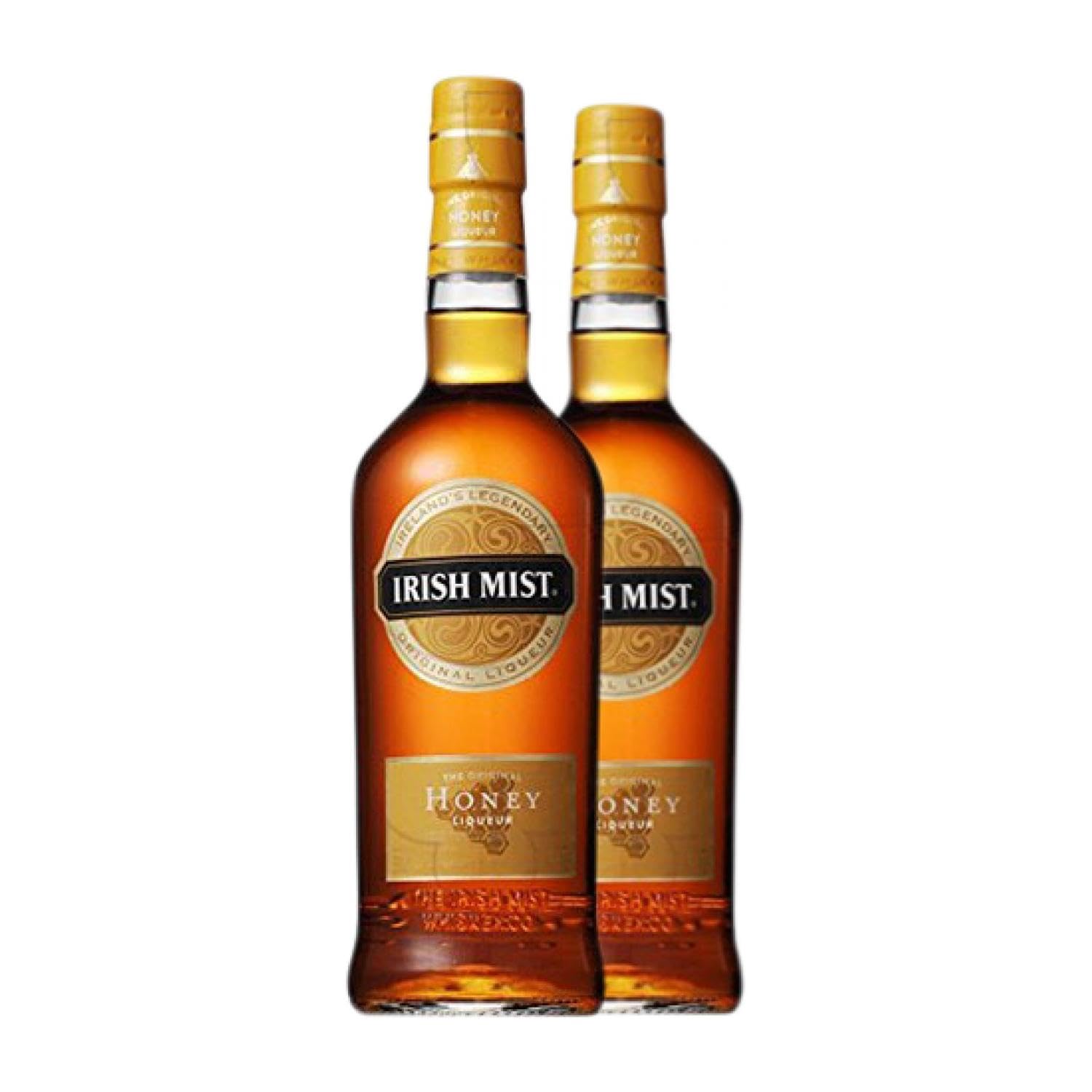Licores Irish Mist Honey Licor de Whisky Botella Misil 1 L (Caja de 2 Botella Misil de 1 L)