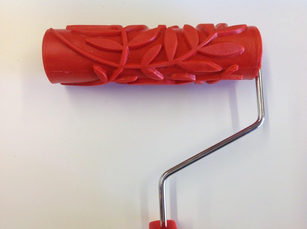Artsy Leaf Pattern - Decorative Art Roller - 7" Texture Roller