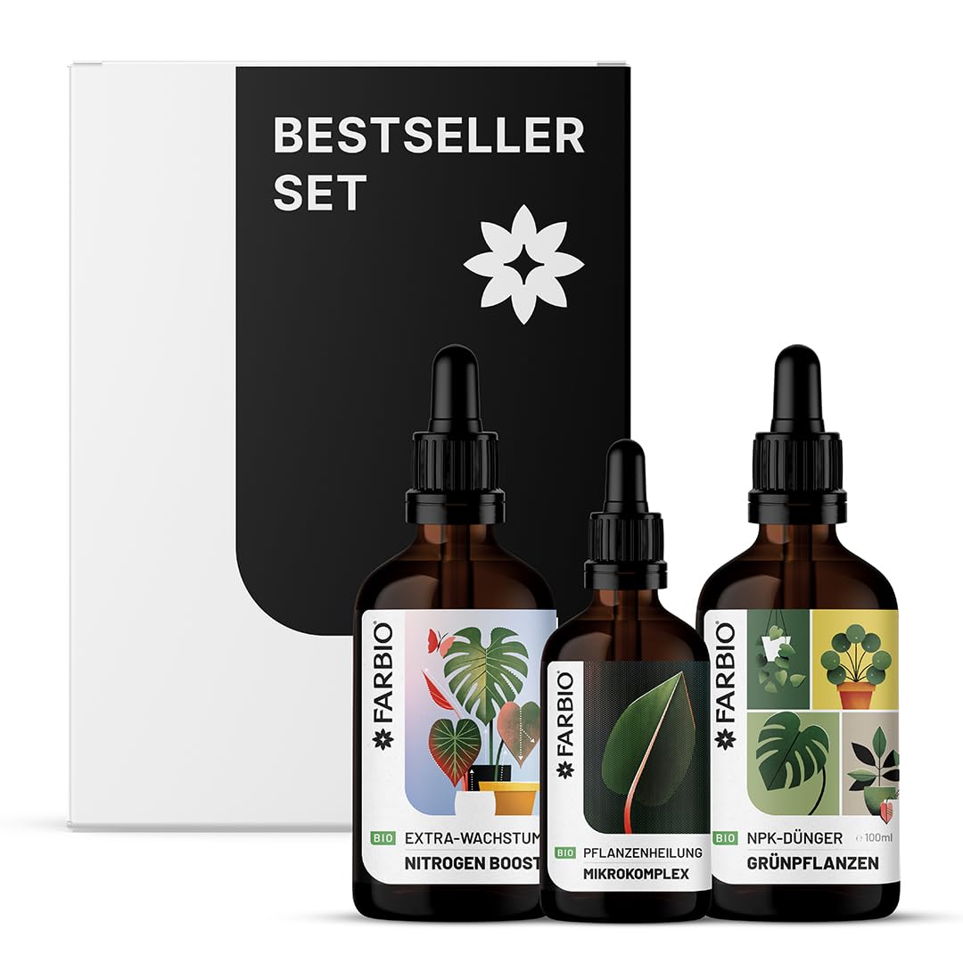 Premium Pflanzenpflege-Set: Flüssigdünger für Pflanzenwachstum und Heilung