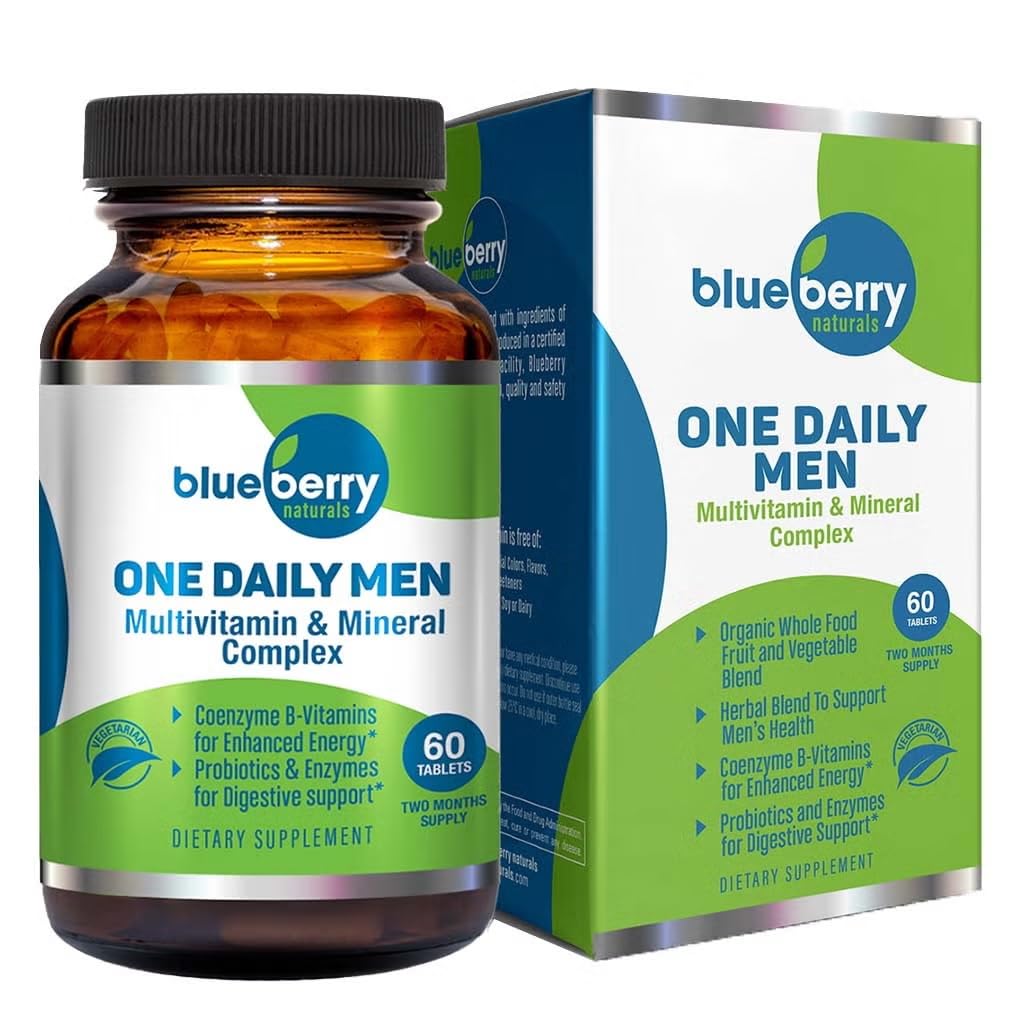 One Daily Men Tablets – 60-Count | Daily Multivitamin & Mineral Complex for Men