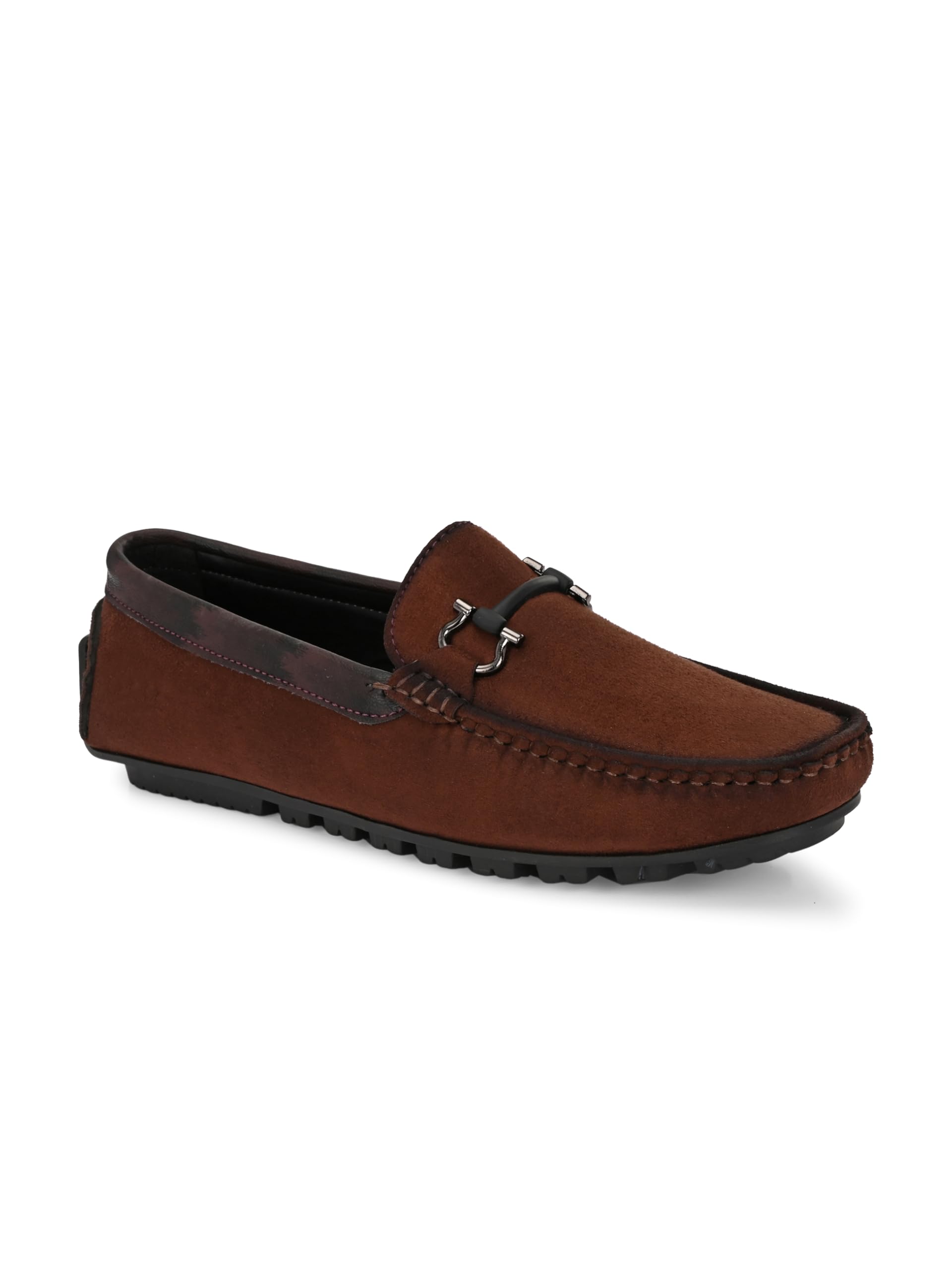 Brown Men's Synthetic Comfortable Loafer-image-45