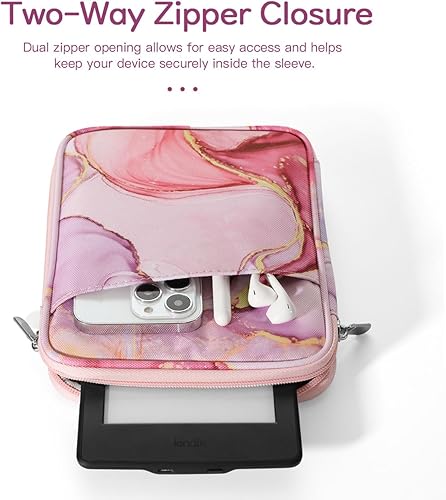 Vista 15 de Funda protectora de transporte de 6 a 7 pulgadas para Kindle Paperwhite de 11ª generación 2024/2022 de 6 pulgadas de 10ª/8ª generación 2019/2016