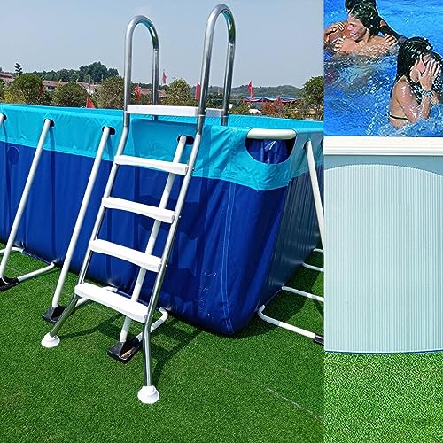 Escalera para piscina de acero inoxidable 52 pulg miniatura 1