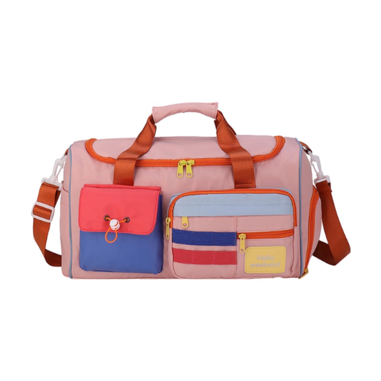 Duffle Bag Travel Bag Pouch Multipurpose Clothing Lightweight Sports Gym Bag Style C-image-10