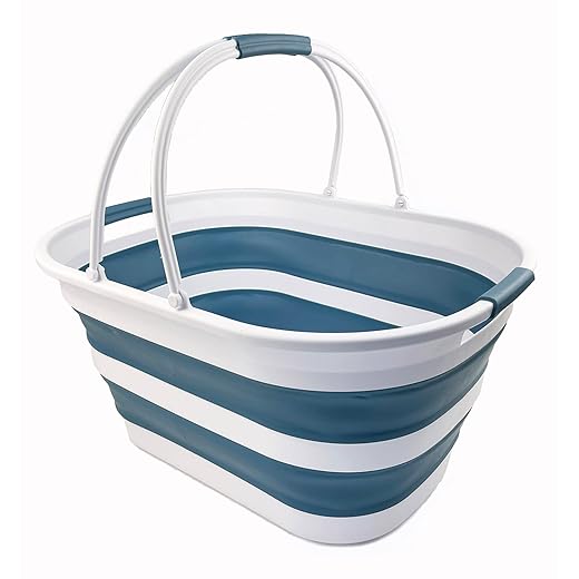Put laundry where clothes actually come off – SAMMART Collapsible Laundry Basket